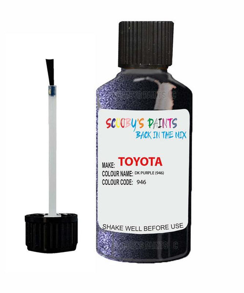 toyota corolla dk purple code 946 touch up paint 2001 2003 Scratch Stone Chip Repair 