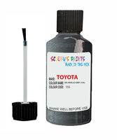 toyota starlet dk saville grey code 155 touch up paint 1990 1996 Scratch Stone Chip Repair 