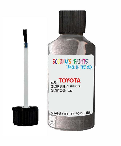 toyota corolla dk silver code 923 touch up paint 1992 2002 Scratch Stone Chip Repair 