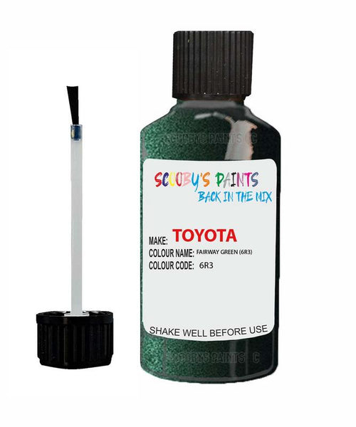 toyota camry fairway green code 6r3 touch up paint 1998 2001 Scratch Stone Chip Repair 