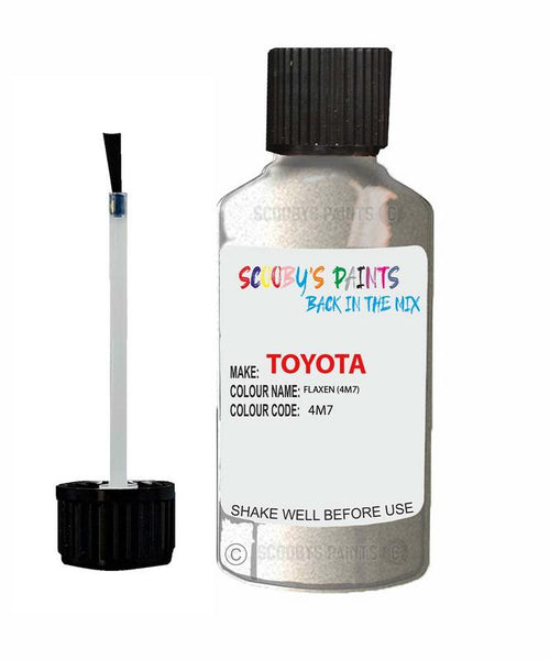 toyota liteace flaxen code 4m7 touch up paint 1993 2011 Scratch Stone Chip Repair 