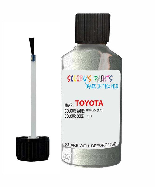 toyota yaris gin buck code 1j1 touch up paint 2011 2015 Scratch Stone Chip Repair 