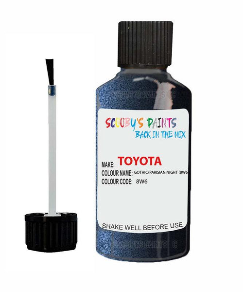 toyota camry hybrid gothic parisian night code 8w6 touch up paint 2014 2020 Scratch Stone Chip Repair 