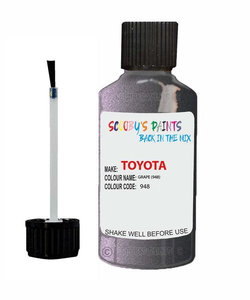 toyota carina grape code 948 touch up paint 2001 2004 Scratch Stone Chip Repair 