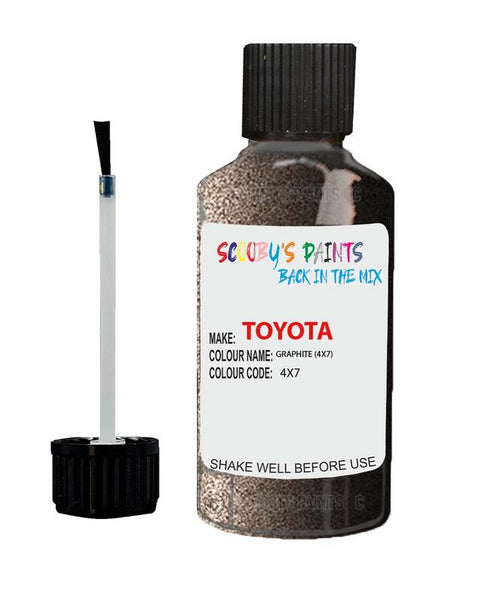 toyota camry hybrid graphite code 4x7 touch up paint 2017 2020 Scratch Stone Chip Repair 