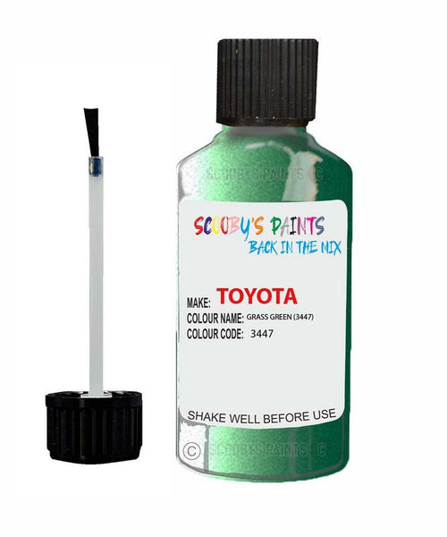 toyota camry grass green code 3447 touch up paint 1998 2001 Scratch Stone Chip Repair 