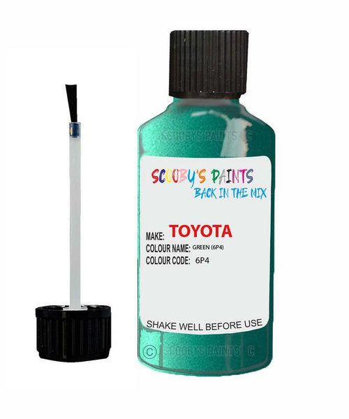 toyota hilux van green code 6p4 touch up paint 1996 2002 Scratch Stone Chip Repair 