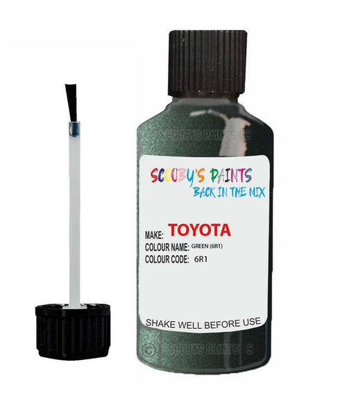 toyota corolla green code 6r1 touch up paint 1998 2003 Scratch Stone Chip Repair 