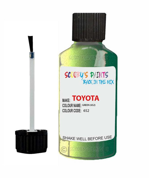 toyota yaris verso green code 6s2 touch up paint 1999 2002 Scratch Stone Chip Repair 