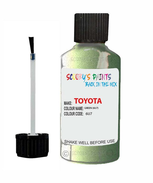 toyota camry green code 6u7 touch up paint 2006 2008 Scratch Stone Chip Repair 