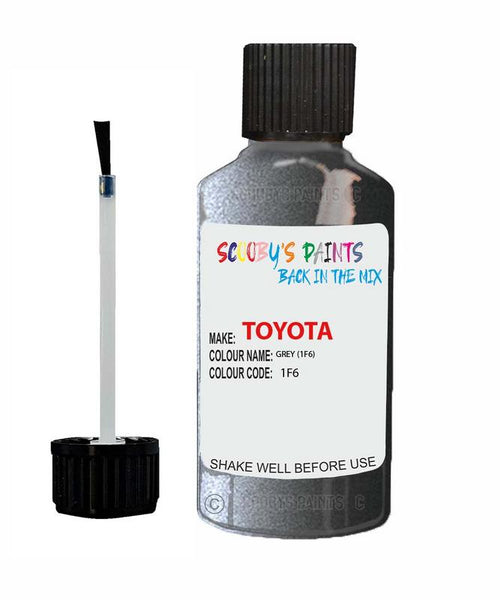 toyota yaris grey code 1f6 touch up paint 2003 2008 Scratch Stone Chip Repair 