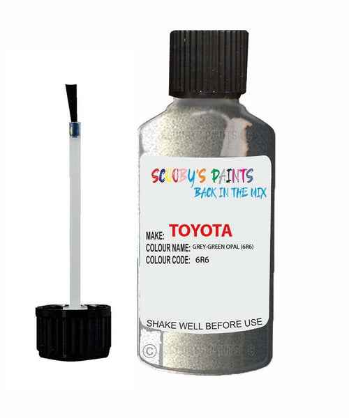 toyota corolla grey green opal code 6r6 touch up paint 1999 2010 Scratch Stone Chip Repair 
