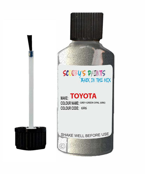 toyota camry grey green opal code 6r6 touch up paint 1999 2010 Scratch Stone Chip Repair 