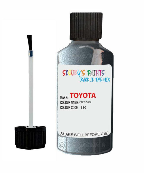 toyota corolla grey code s30 touch up paint 2006 2016 Scratch Stone Chip Repair 