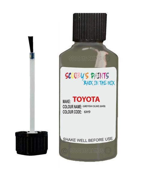 toyota land cruiser greyish olive code 6h9 touch up paint 1990 1991 Scratch Stone Chip Repair 