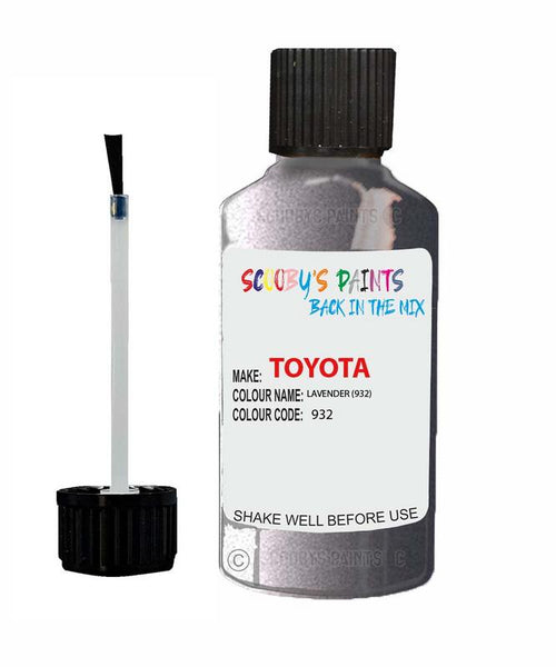 toyota corolla lavender code 932 touch up paint 1996 1999 Scratch Stone Chip Repair 