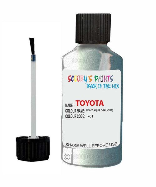 toyota prius light aqua opal code 761 touch up paint 1997 2007 Scratch Stone Chip Repair 