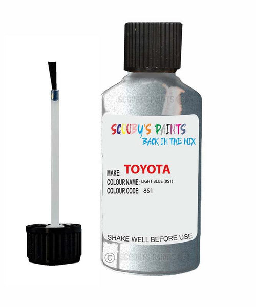 toyota yaris light blue code 8s1 touch up paint 2004 2018 Scratch Stone Chip Repair 