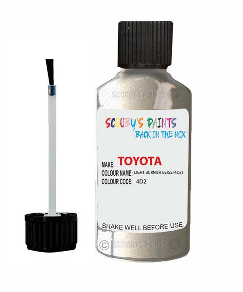 toyota liteace light burnish beige code 4d2 touch up paint 1990 1994 Scratch Stone Chip Repair 