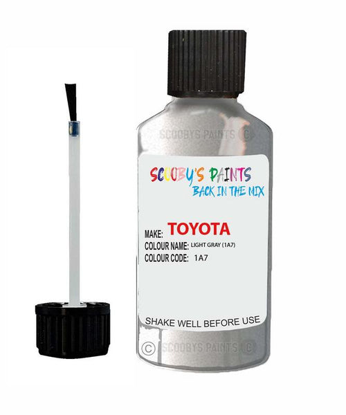 toyota corolla light gray code 1a7 touch up paint 1995 1998 Scratch Stone Chip Repair 