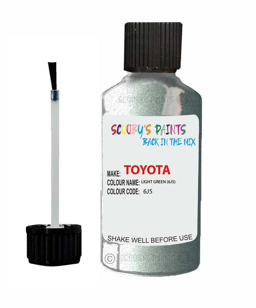 toyota corolla light green code 6j5 touch up paint 1990 1991 Scratch Stone Chip Repair 