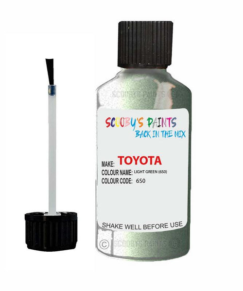 toyota hilux van light green code 6s0 touch up paint 1999 2005 Scratch Stone Chip Repair 