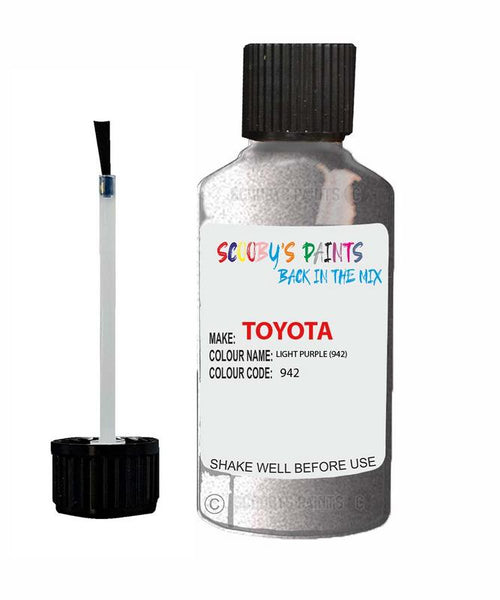 toyota prius light purple code 942 touch up paint 1997 2002 Scratch Stone Chip Repair 