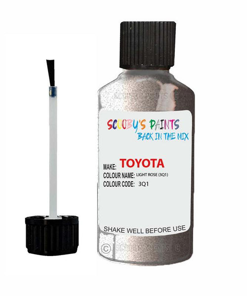 toyota picnic light rose code 3q1 touch up paint 2001 2004 Scratch Stone Chip Repair 