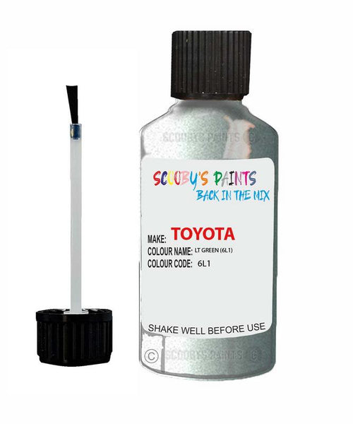 toyota hiace van lt green code 6l1 touch up paint 1990 2005 Scratch Stone Chip Repair 
