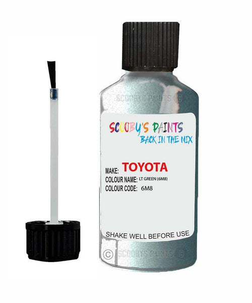 toyota corolla lt green code 6m8 touch up paint 1994 1998 Scratch Stone Chip Repair 