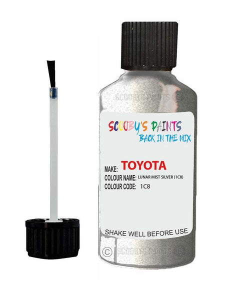 toyota camry lunar mist silver code 1c8 touch up paint 1998 2008 Scratch Stone Chip Repair 