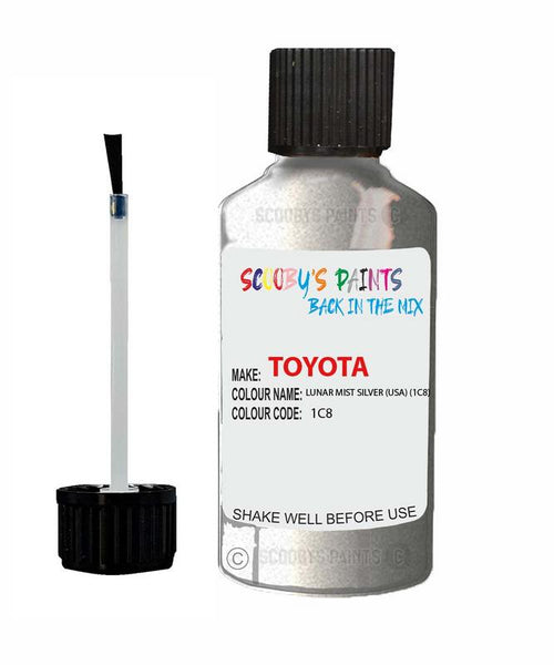 toyota camry lunar mist silver usa code 1c8 touch up paint 1999 2008 Scratch Stone Chip Repair 