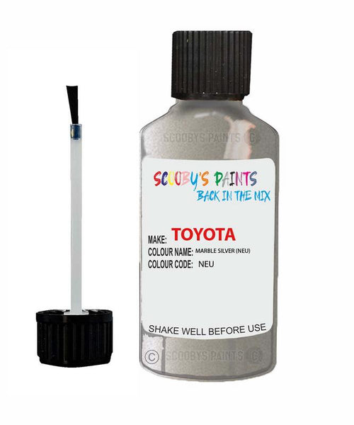 toyota verso marble silver code neu touch up paint 2016 2019 Scratch Stone Chip Repair 