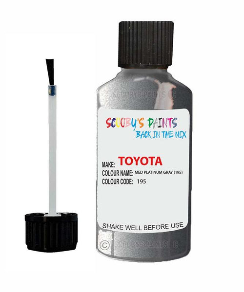 toyota liteace med platinum gray code 195 touch up paint 1992 1997 Scratch Stone Chip Repair 