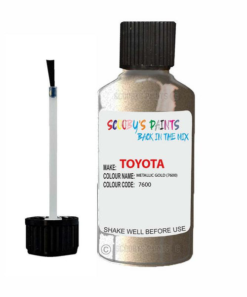 toyota camry metallic gold code 7600 touch up paint 1996 1996 Scratch Stone Chip Repair 