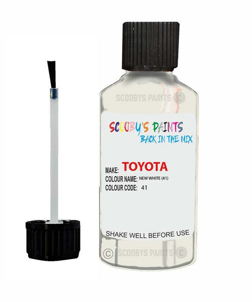 toyota supra new white code 41 touch up paint 1990 2001 Scratch Stone Chip Repair 