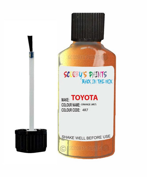 toyota prius orange code 4r7 touch up paint 2003 2015 Scratch Stone Chip Repair 