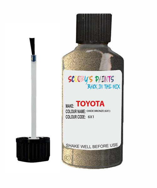 toyota auris oxide bronze code 6x1 touch up paint 2018 2020 Scratch Stone Chip Repair 