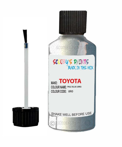 toyota camry pale blue code 8r0 touch up paint 2002 2008 Scratch Stone Chip Repair 