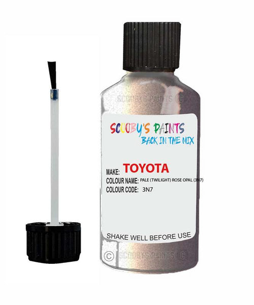 toyota corolla pale twilight rose opal code 3n7 touch up paint 1998 2003 Scratch Stone Chip Repair 