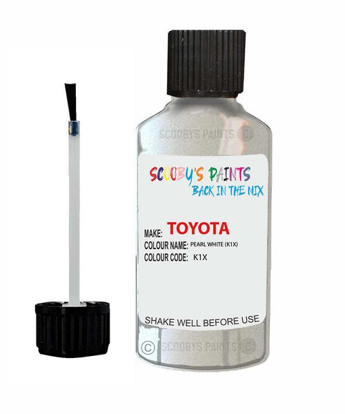 toyota gt86 pearl white code k1x touch up paint 2014 2020 Scratch Stone Chip Repair 
