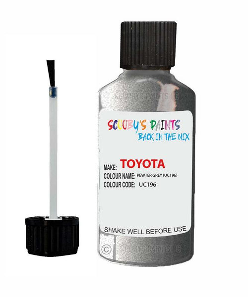 toyota hilux van pewter grey code uc196 touch up paint 1993 2005 Scratch Stone Chip Repair 