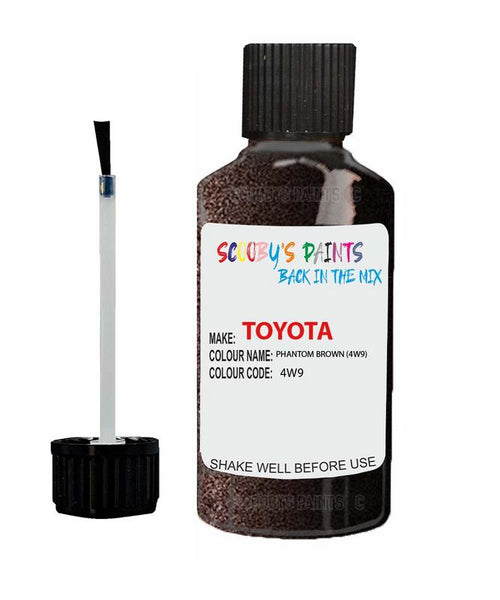toyota corolla phantom brown code 4w9 touch up paint 2015 2019 Scratch Stone Chip Repair 
