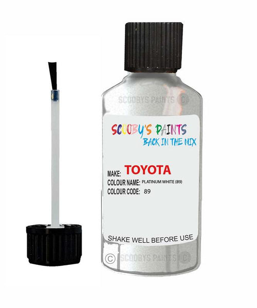 toyota camry hybrid platinum white code 89 touch up paint 2017 2020 Scratch Stone Chip Repair 