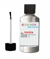 toyota corolla hatchback precious silver code 1j6 touch up paint 2013 2020 Scratch Stone Chip Repair 