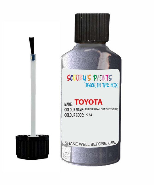 toyota picnic purple opal graphite code 934 touch up paint 1996 1998 Scratch Stone Chip Repair 