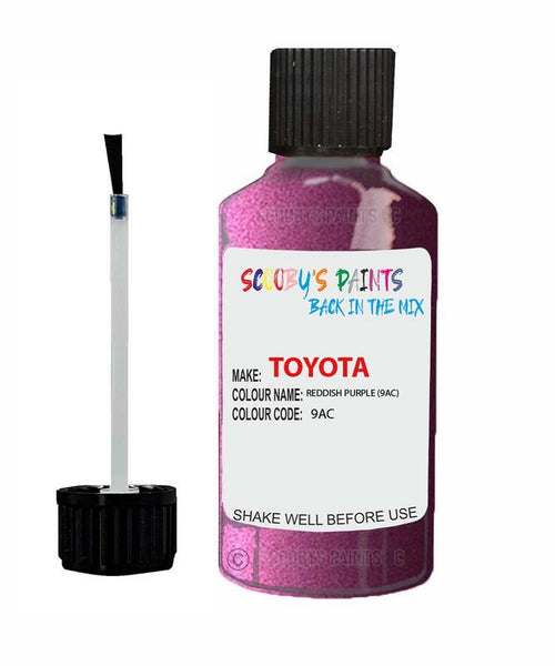 toyota aygo reddish purple code 9ac touch up paint 2005 2019 Scratch Stone Chip Repair 