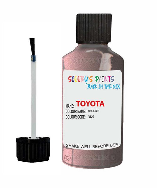toyota corolla rose code 3k5 touch up paint 1991 1993 Scratch Stone Chip Repair 
