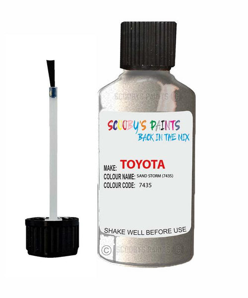 toyota camry sand storm code 7435 touch up paint 1992 2000 Scratch Stone Chip Repair 