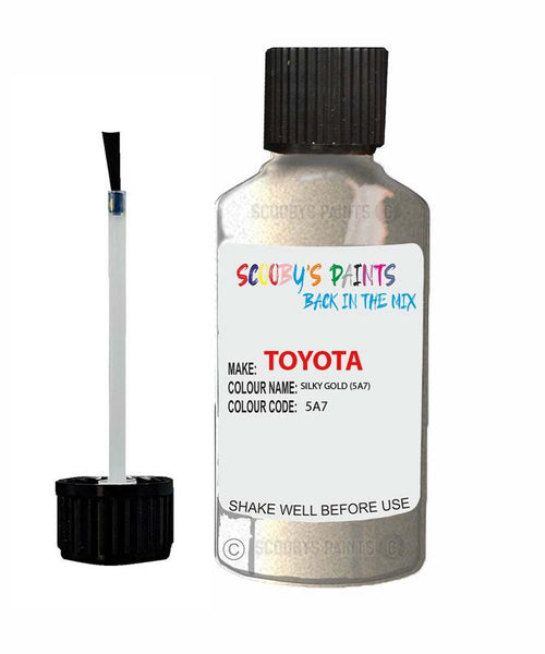 toyota yaris silky gold code 5a7 touch up paint 2008 2018 Scratch Stone Chip Repair 